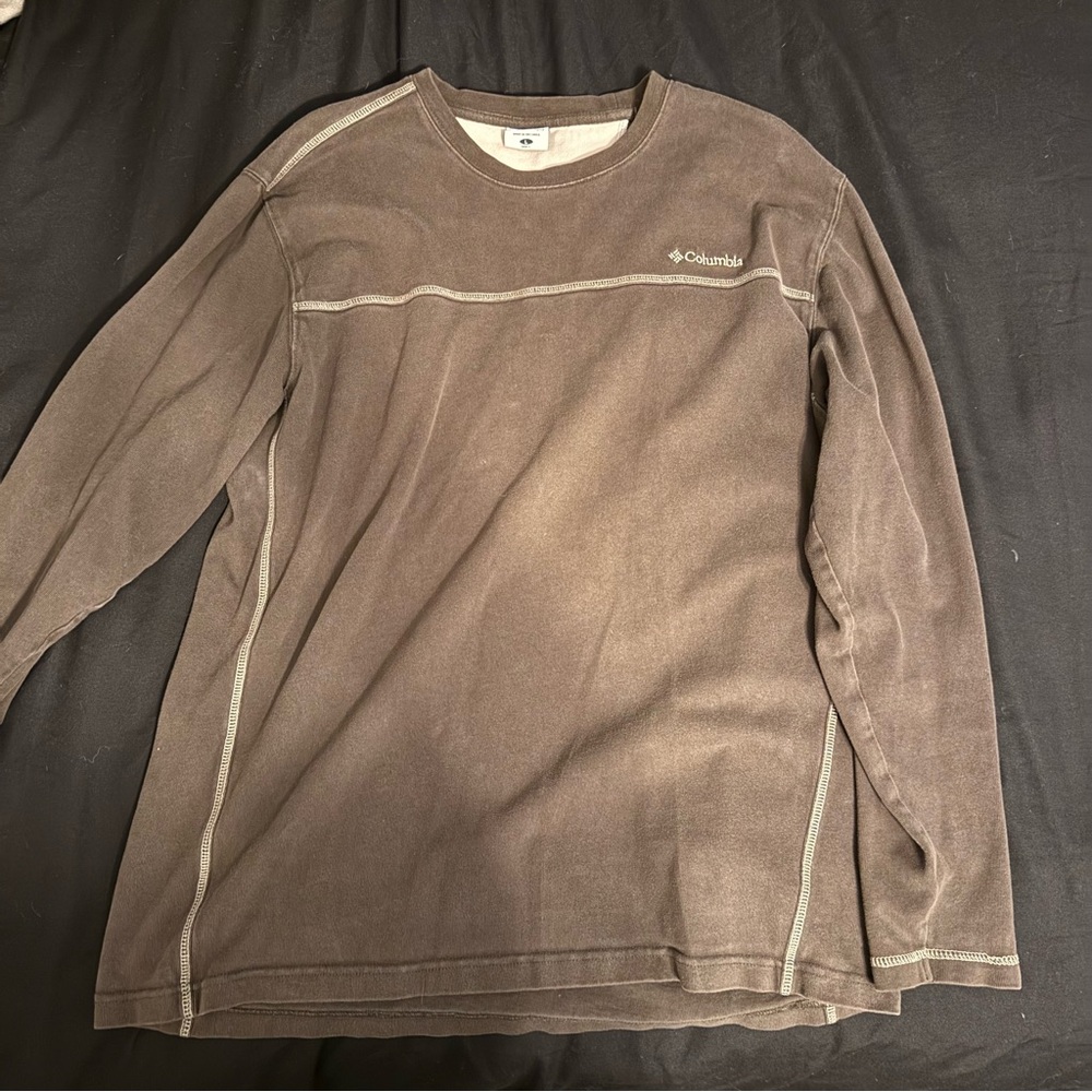 Columbia Men's Taupe Long Sleeve Tee